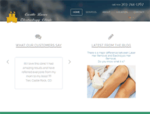 Tablet Screenshot of castlerocklaser.com